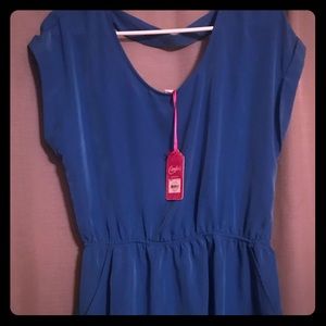 Blue dress with pockets!